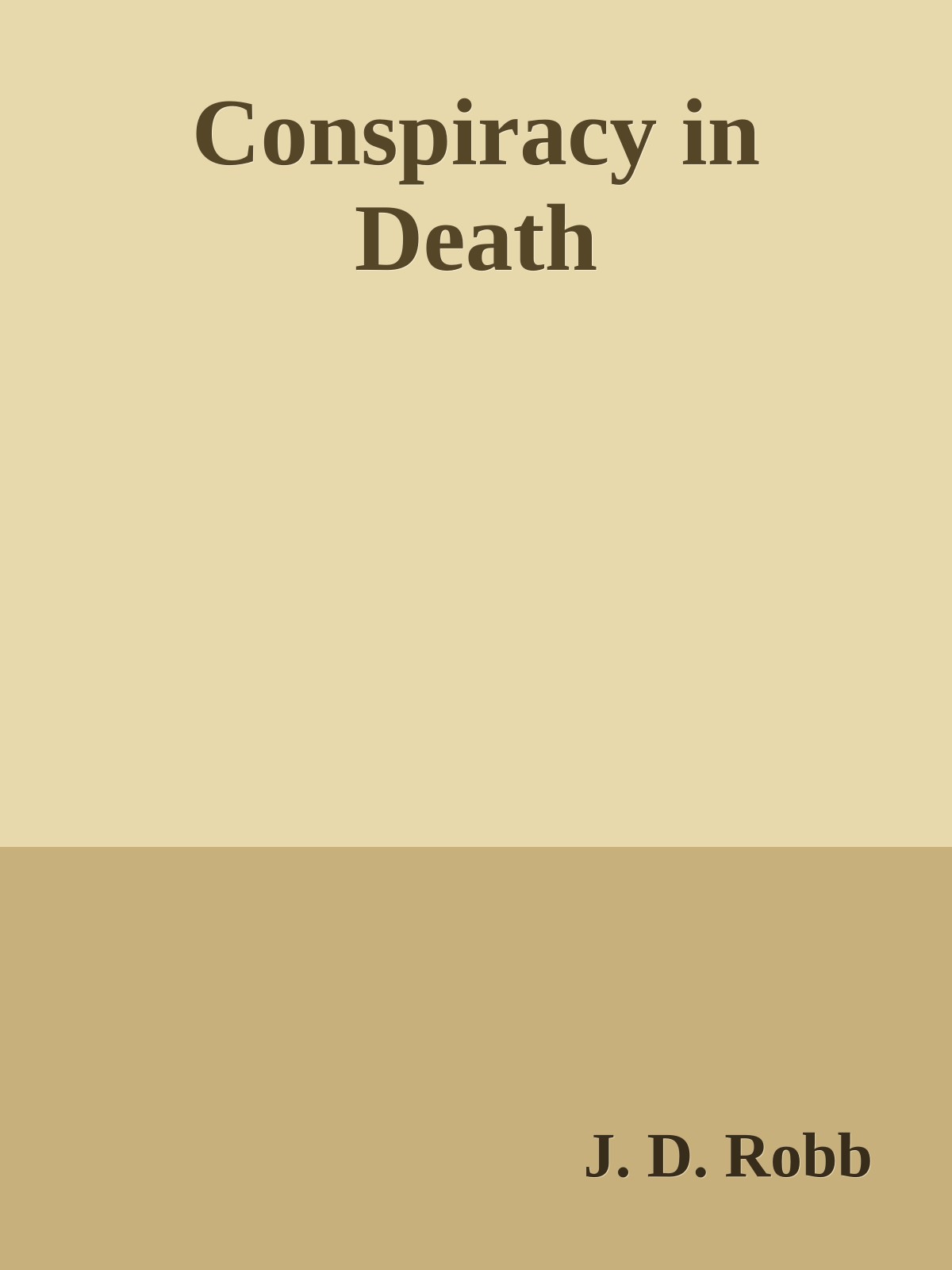 Conspiracy in Death