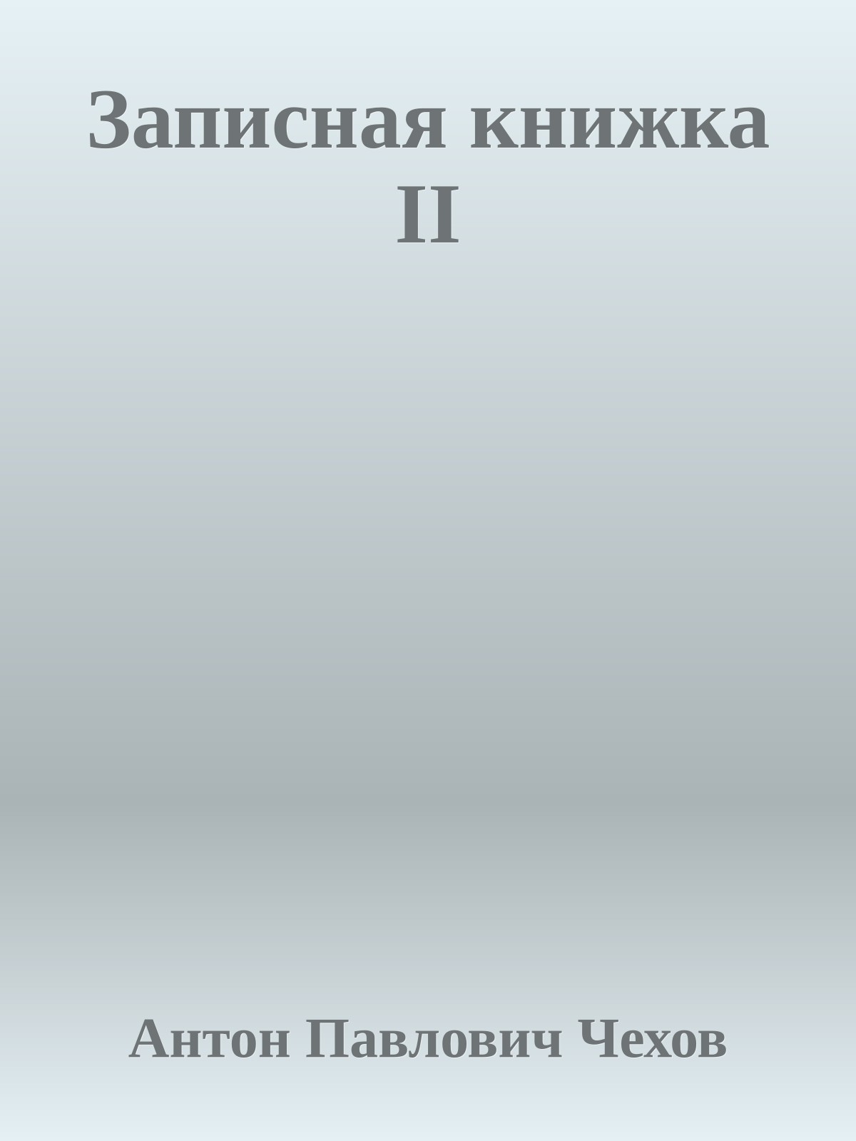 Записная книжка II
