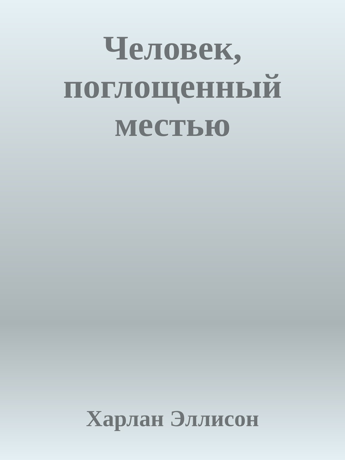 Человек, поглощенный местью