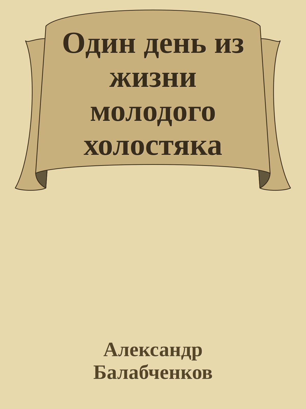 Один день из жизни молодого холостяка