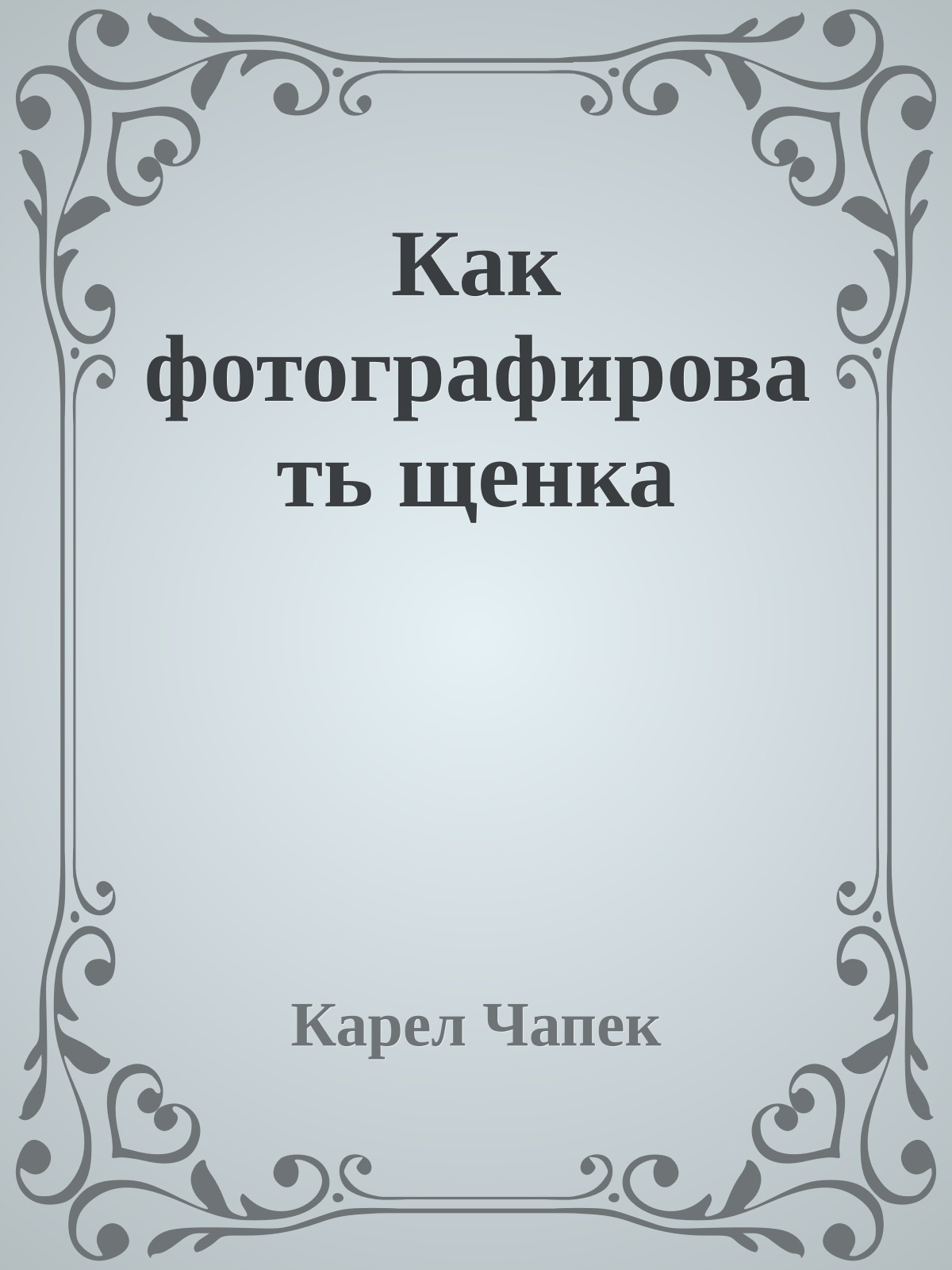 Как фотографировать щенка