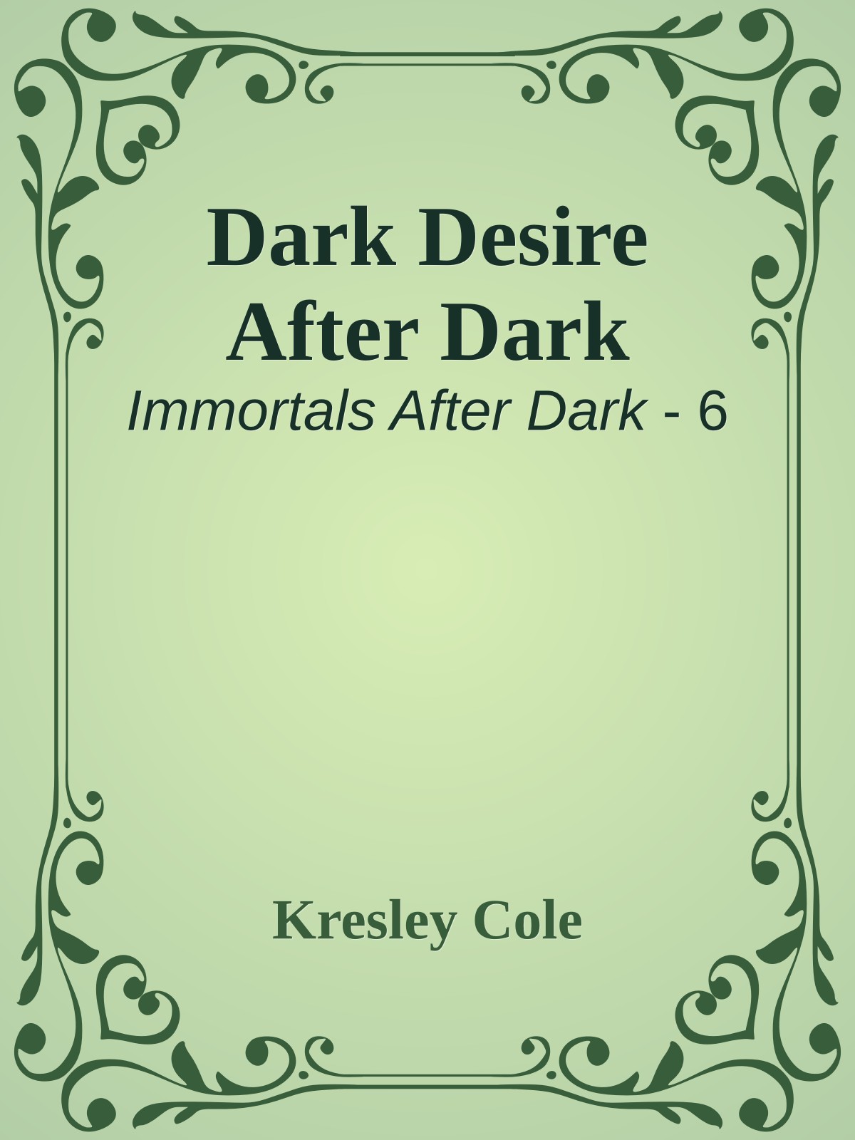 Dark Desire After Dark