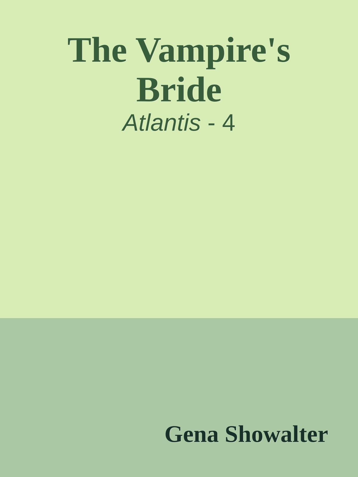 The Vampire's Bride