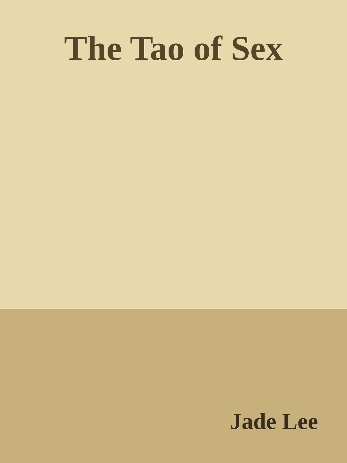 The Tao of Sex