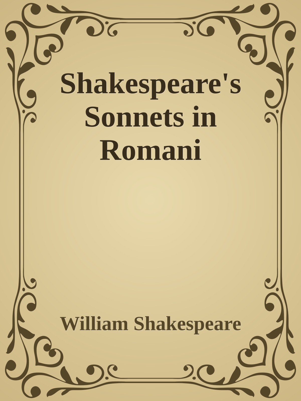 Shakespeare's Sonnets in Romani