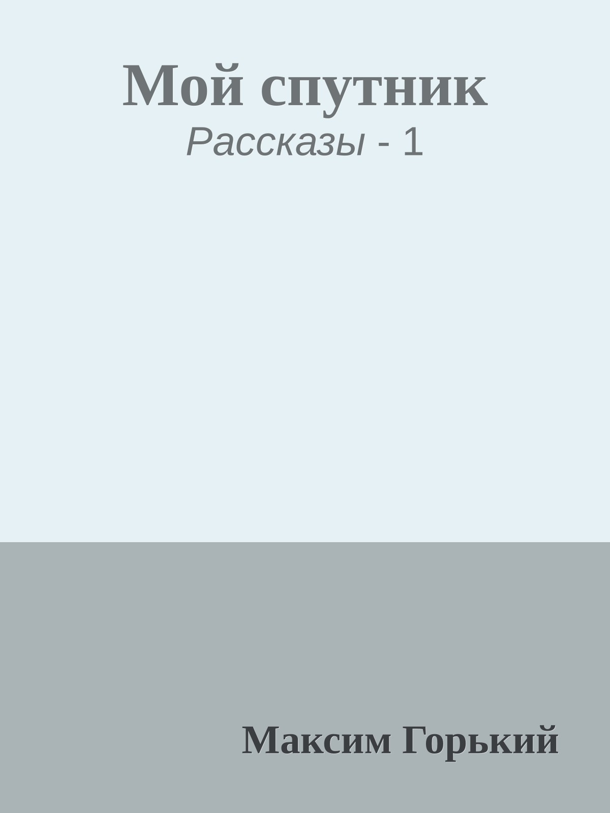 Мой спутник