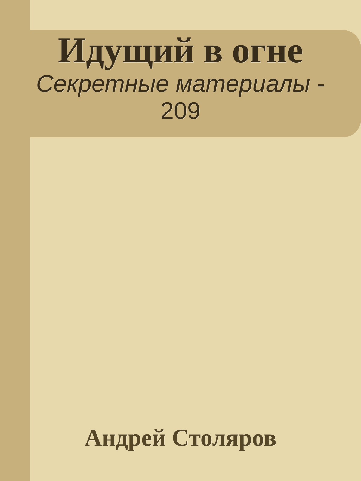 Идущий в огне