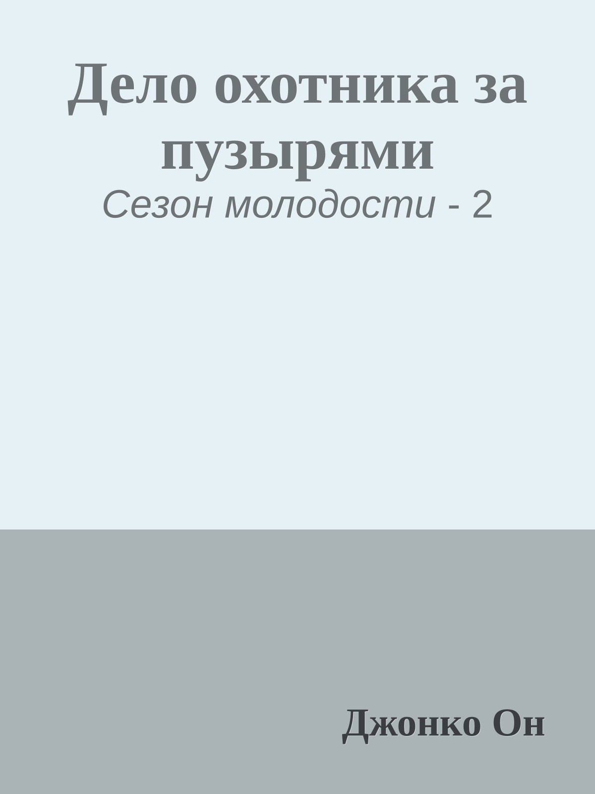 Дело охотника за пузырями
