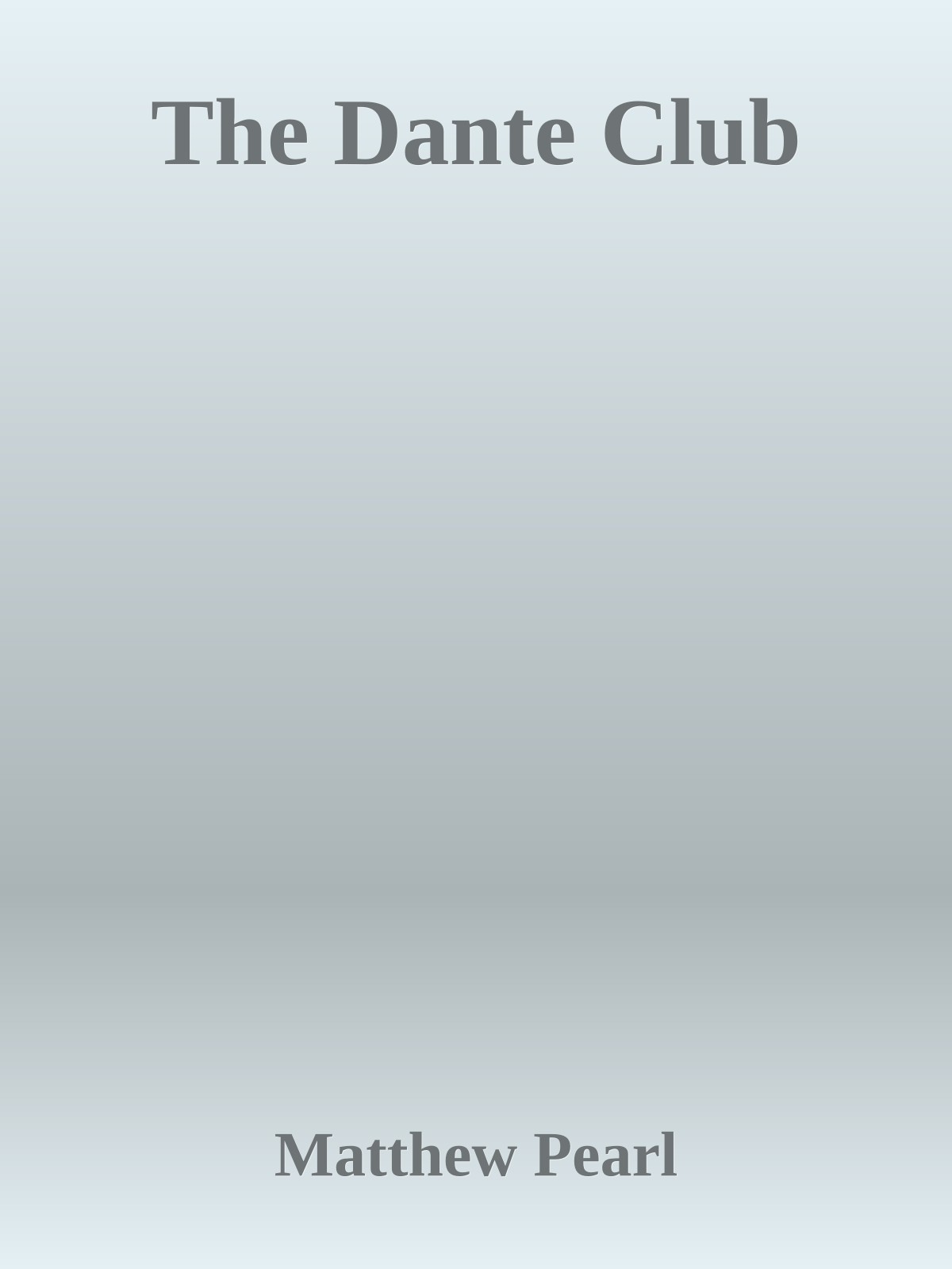 The Dante Club