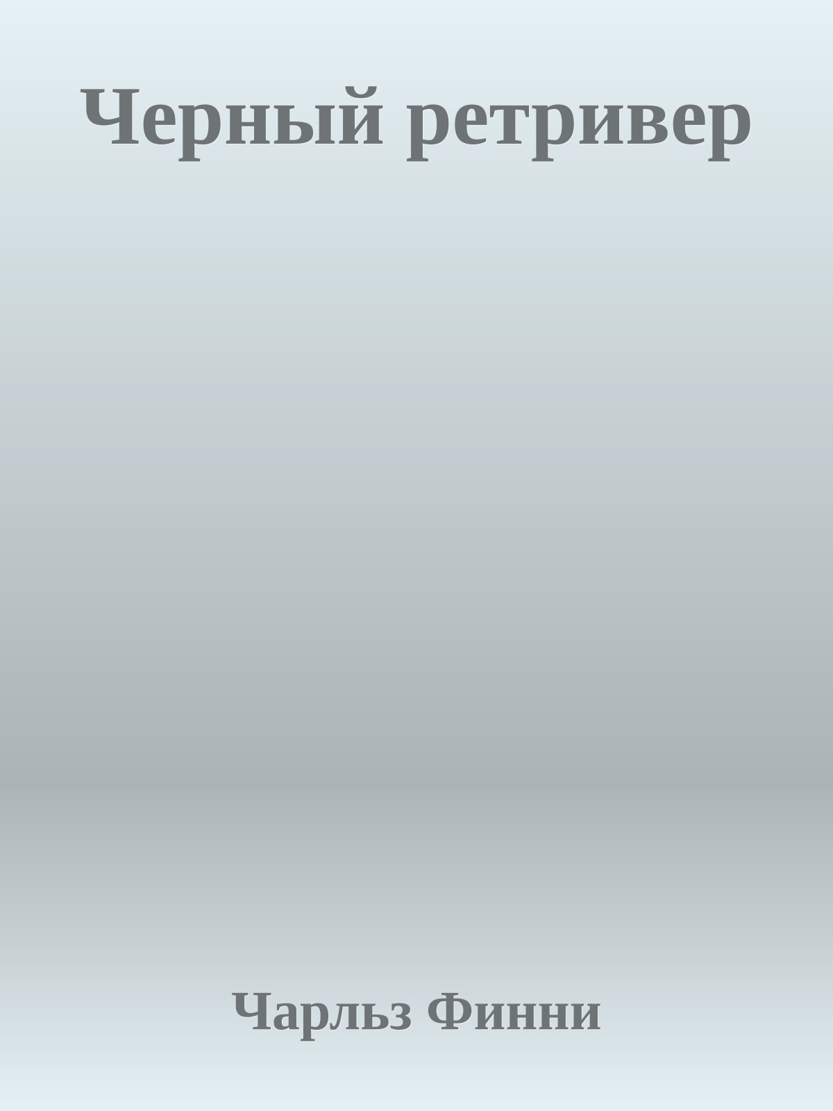 Черный ретривер