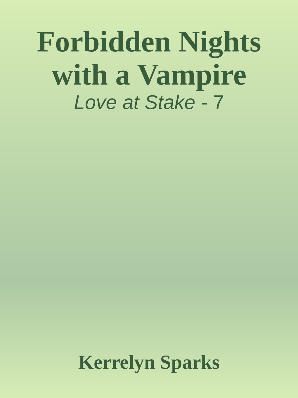 Forbidden Nights with a Vampire