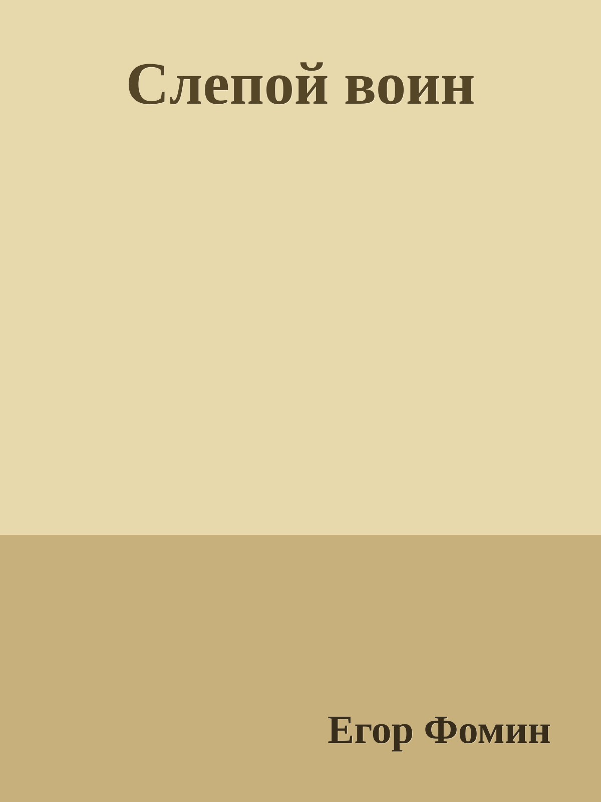 Слепой воин