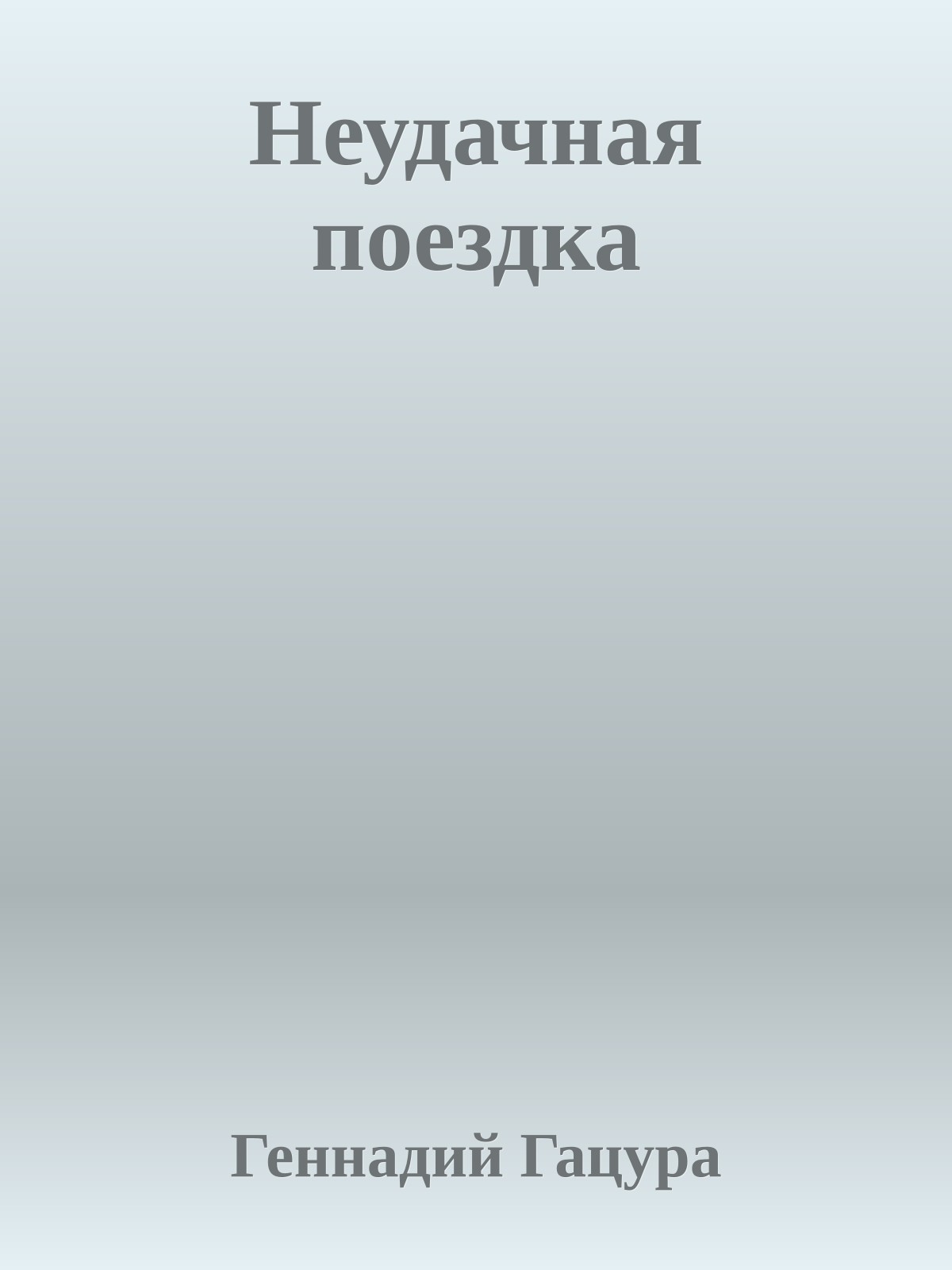 Неудачная поездка