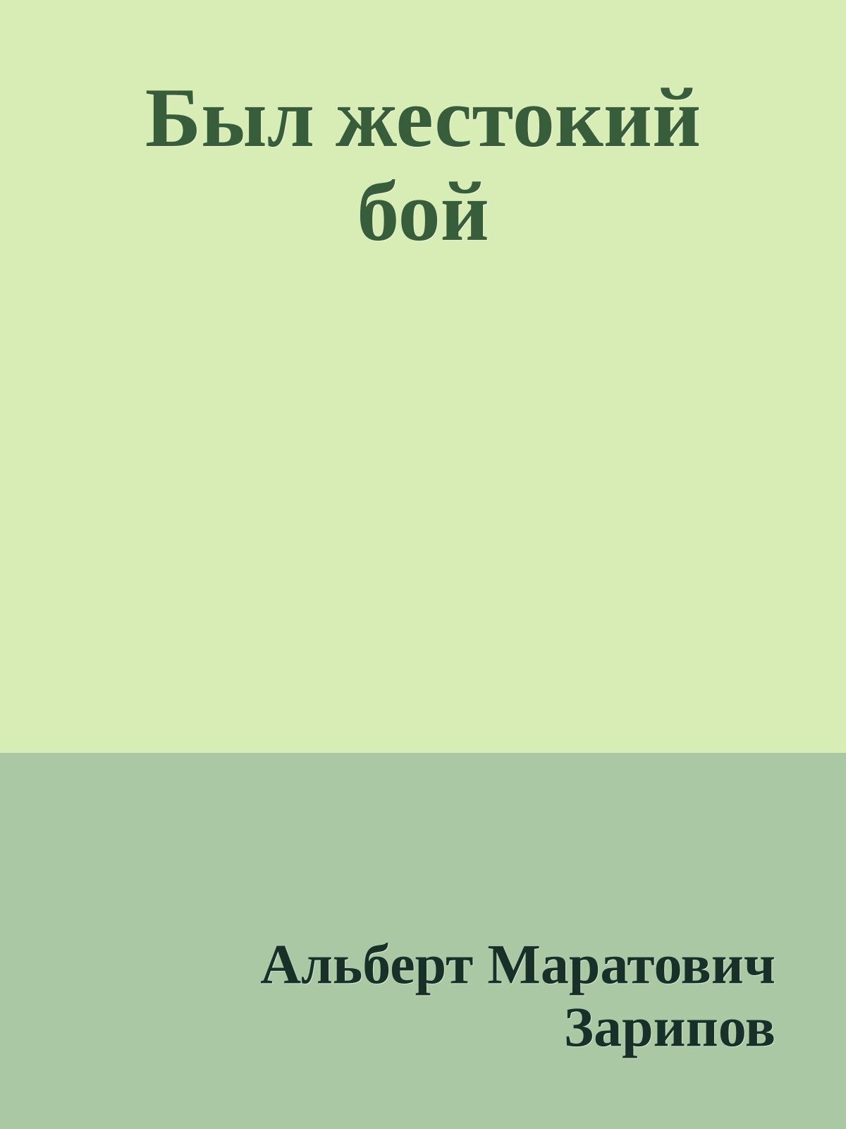 Был жестокий бой