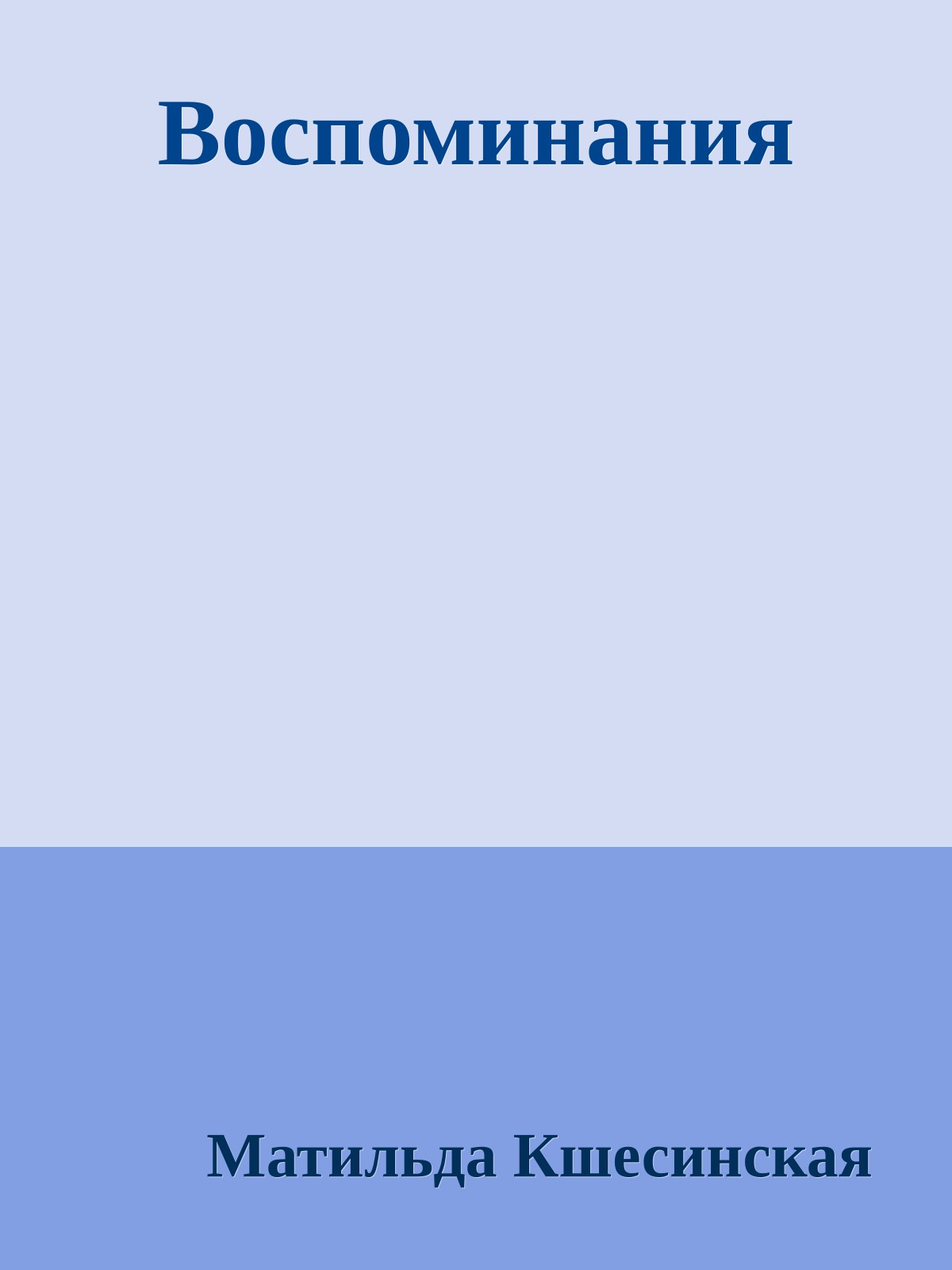 Воспоминания