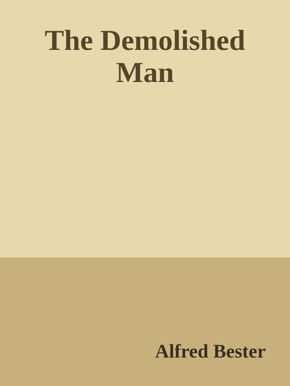 The Demolished Man