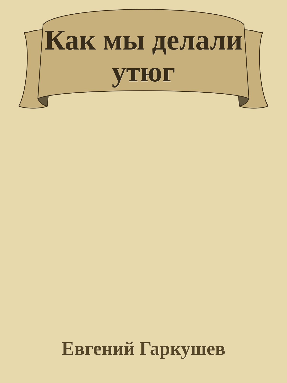 Как мы делали утюг