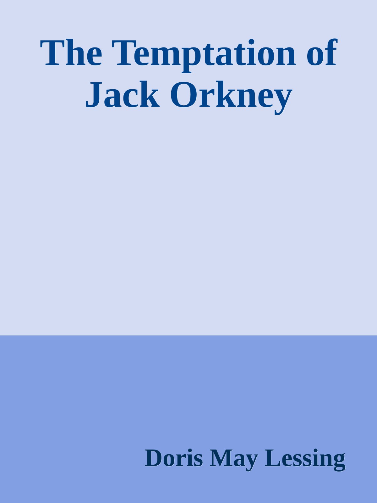 The Temptation of Jack Orkney