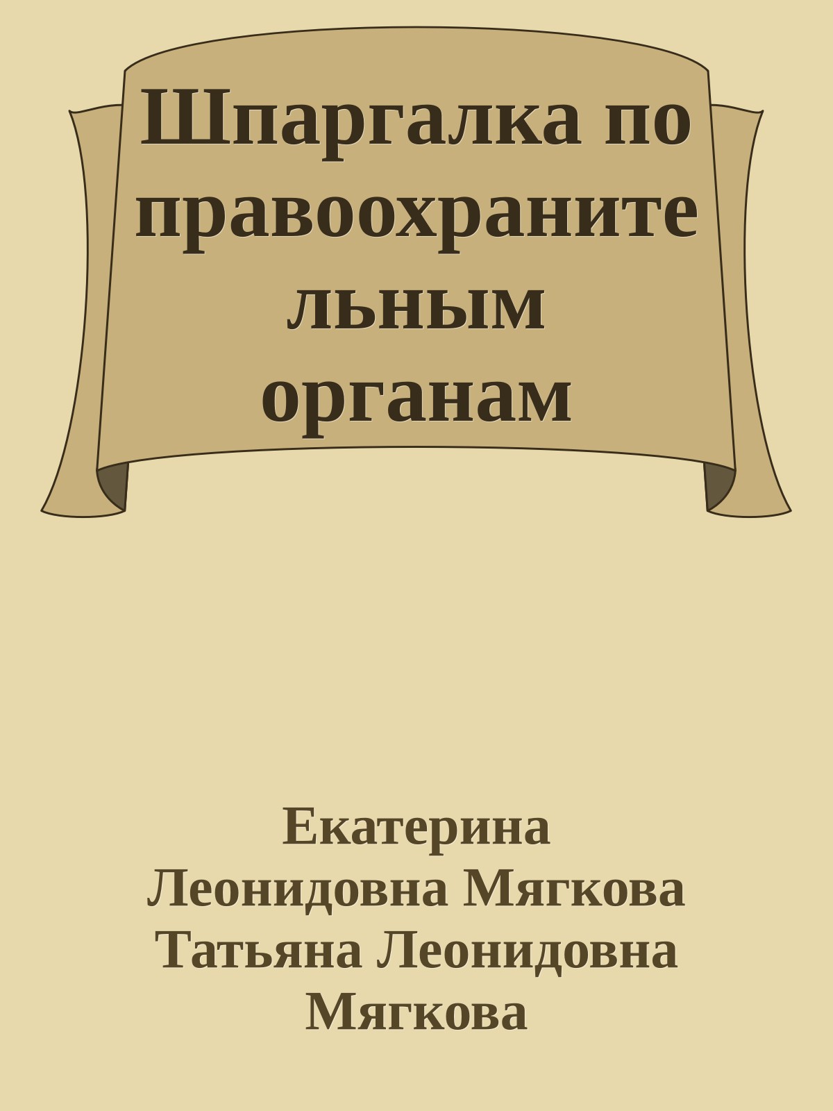Шпаргалка по правоохранительным органам
