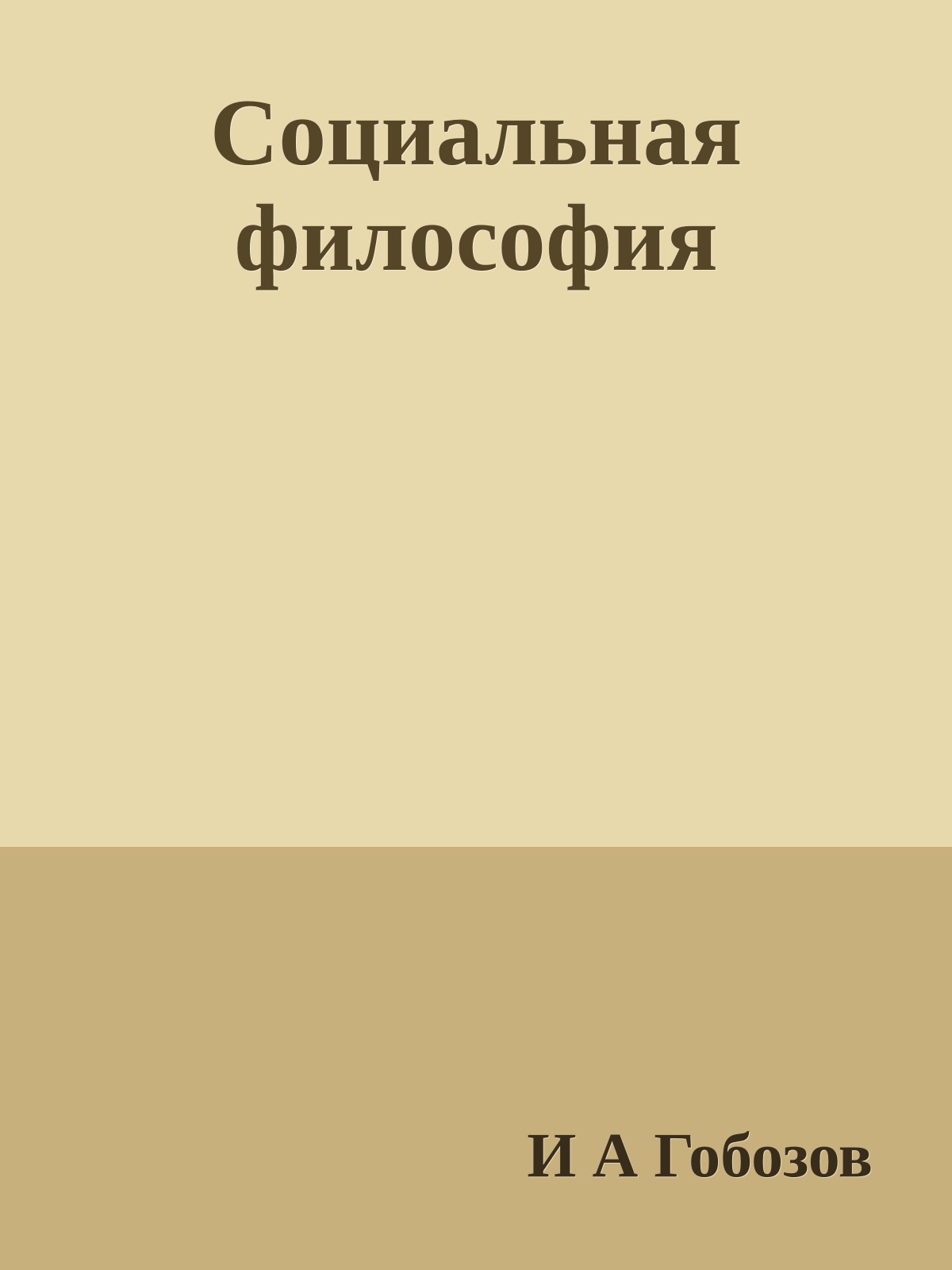 Социальная философия