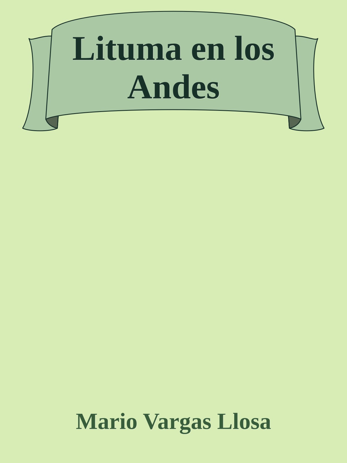Lituma en los Andes