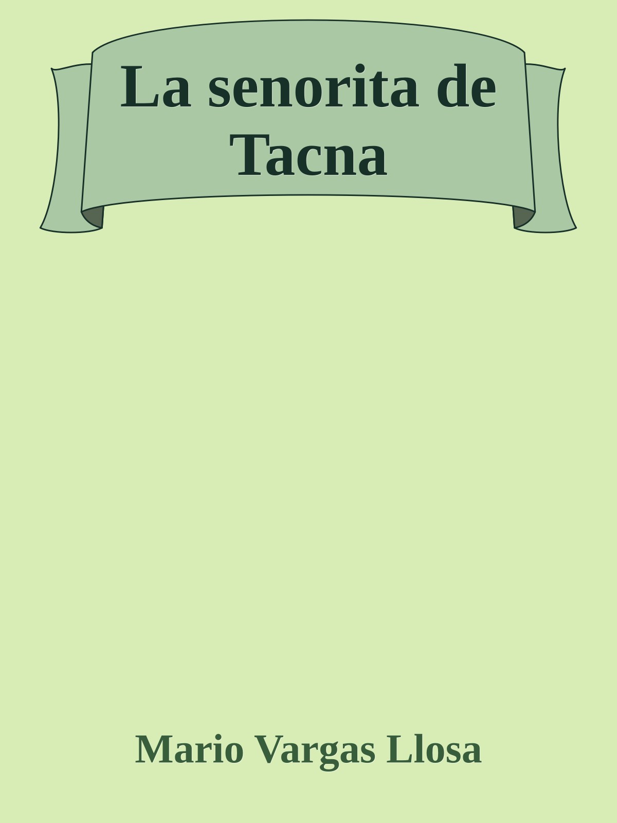 La senorita de Tacna