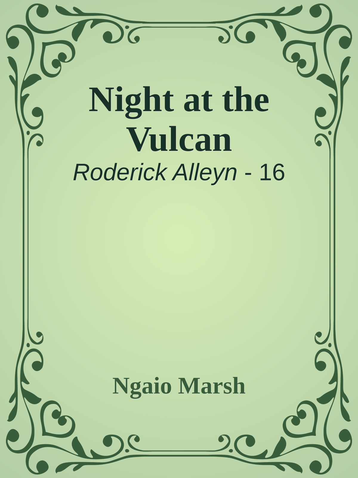 Night at the Vulcan