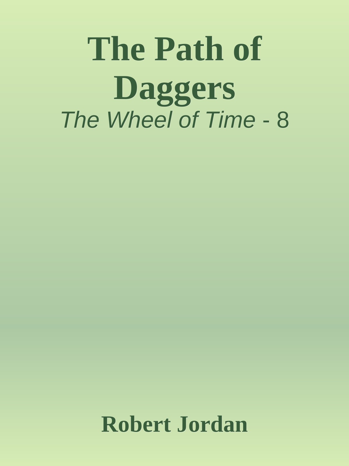 The Path of Daggers