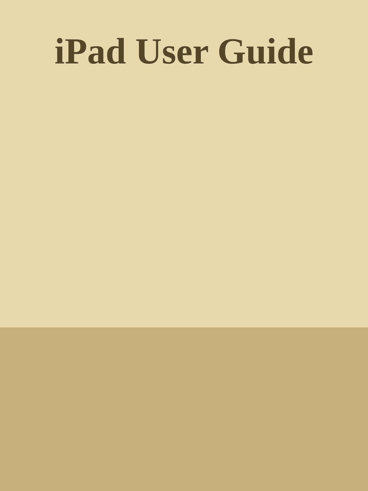 iPad User Guide