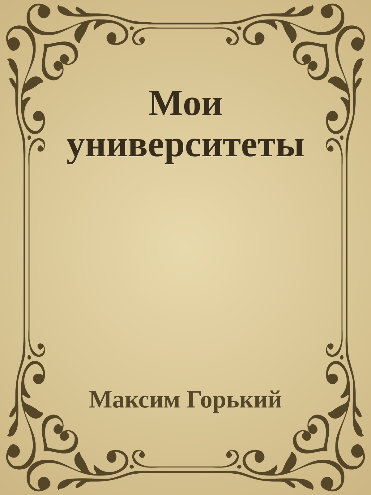 Мои университеты