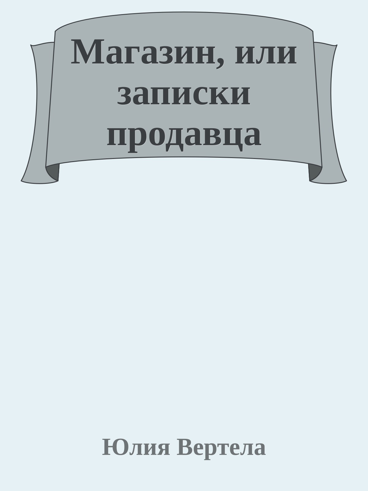 Магазин, или записки продавца