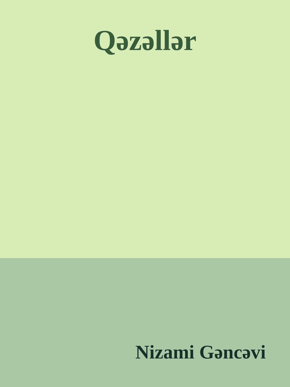 Qəzəllər