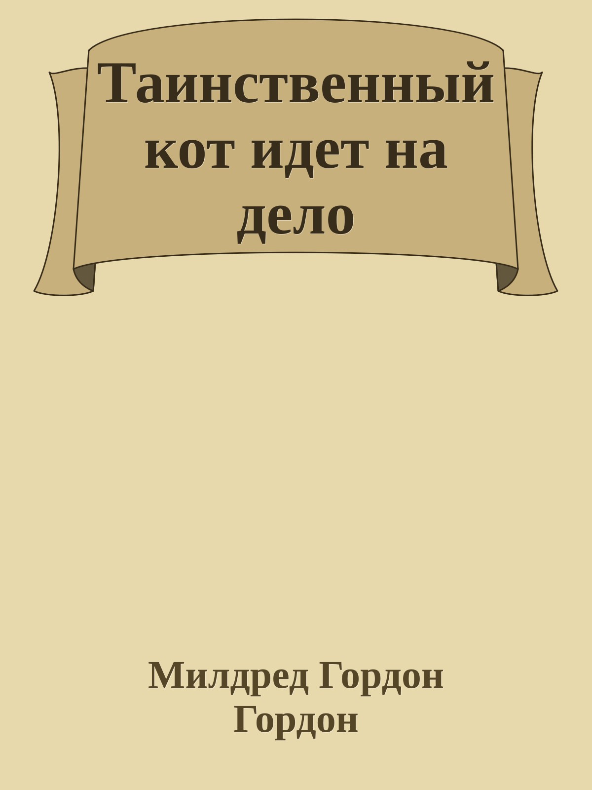 Таинственный кот идет на дело