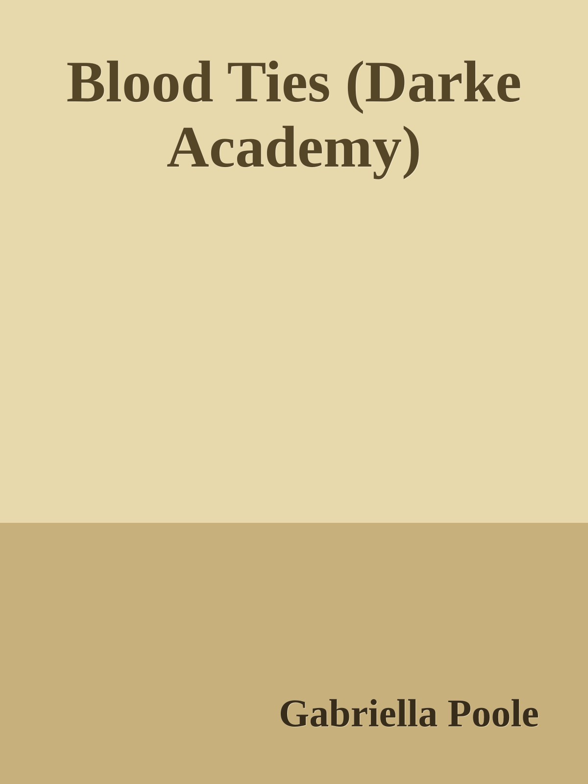 Blood Ties (Darke Academy)