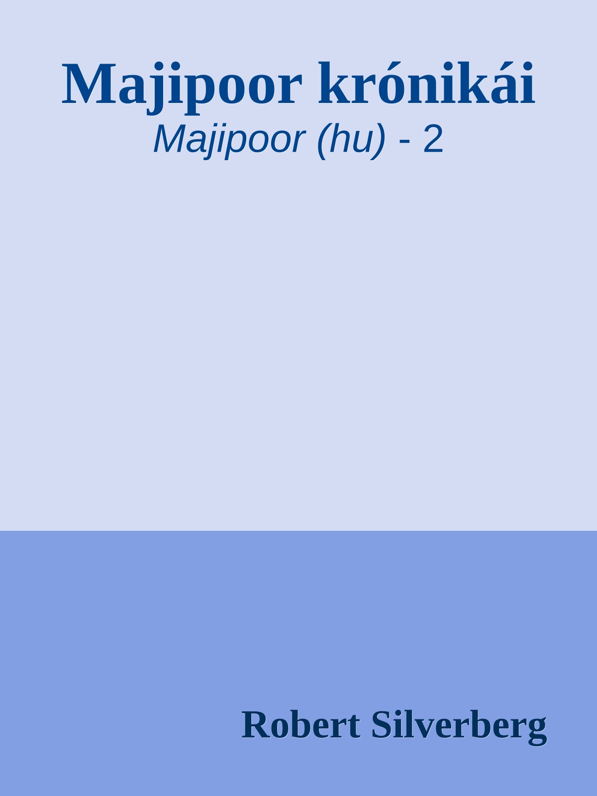 Majipoor krónikái