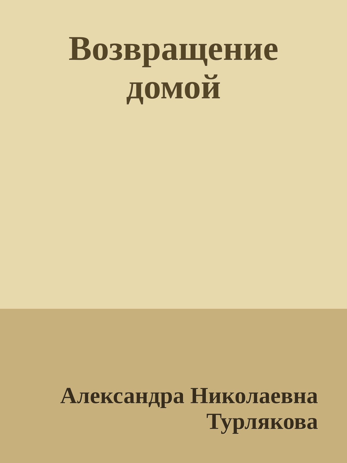 Возвращение домой
