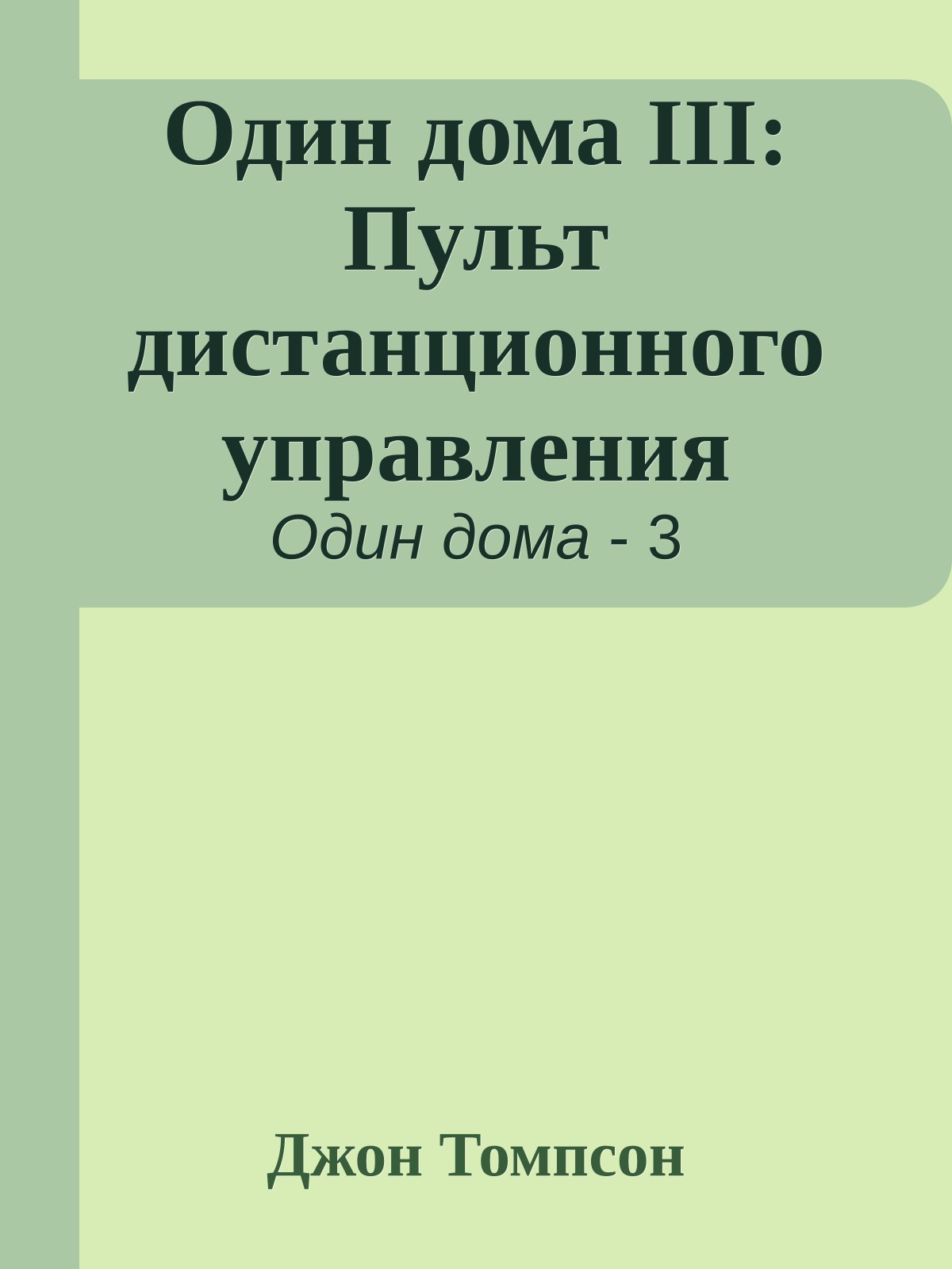 Один дома III: Пульт дистанционного управления