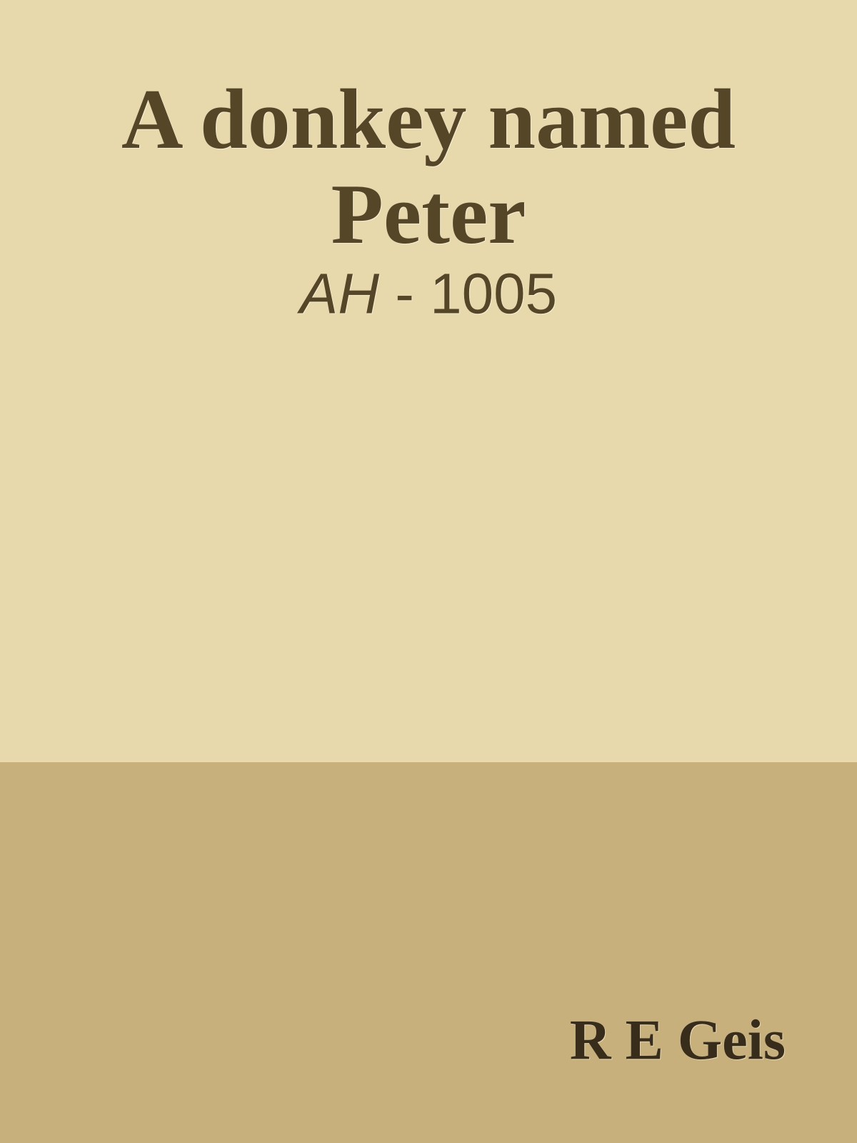 A donkey named Peter