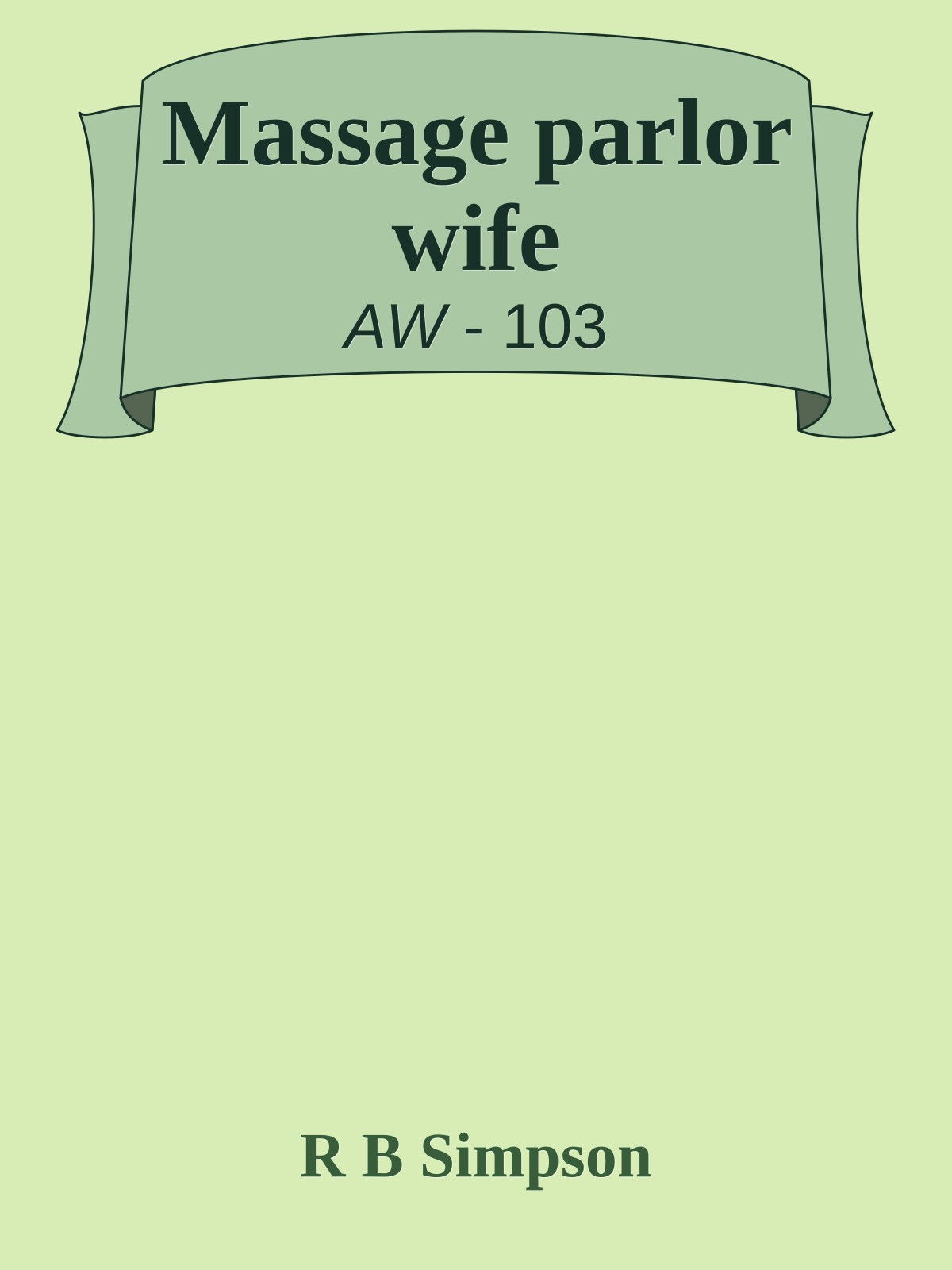 Massage parlor wife