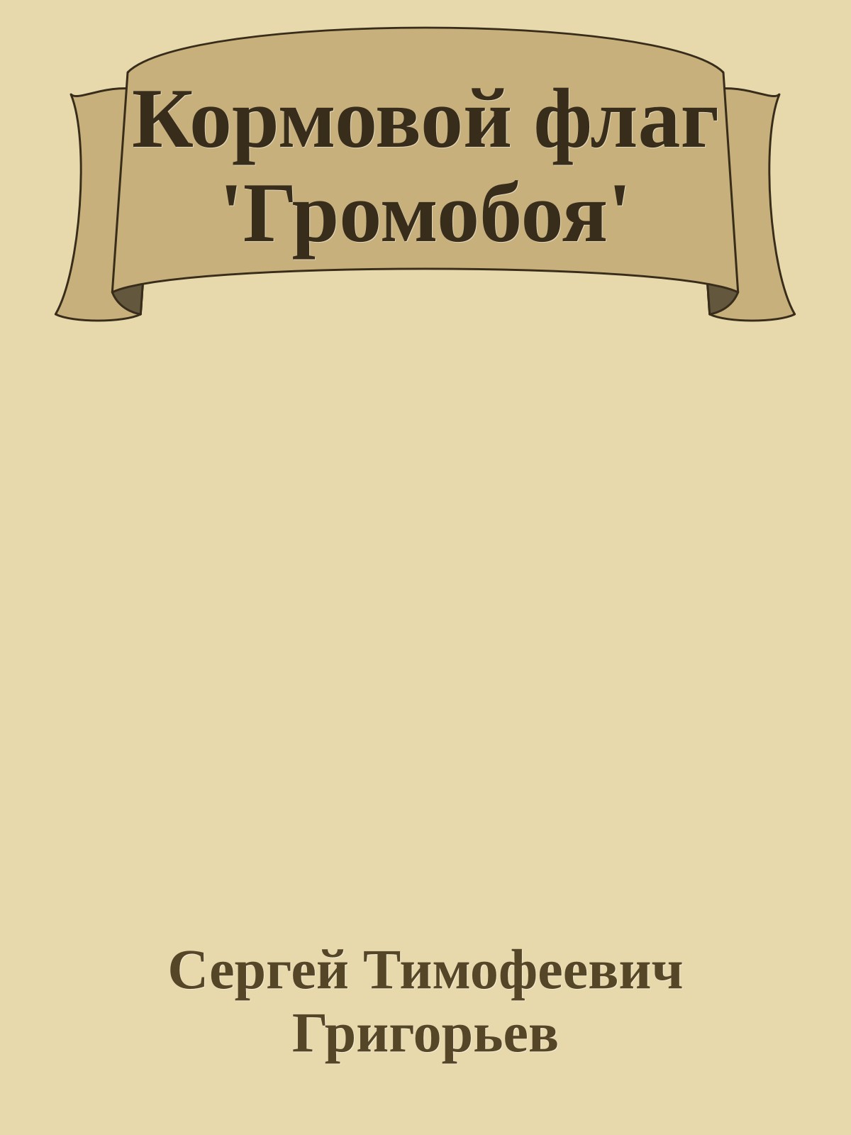 Кормовой флаг 'Громобоя'