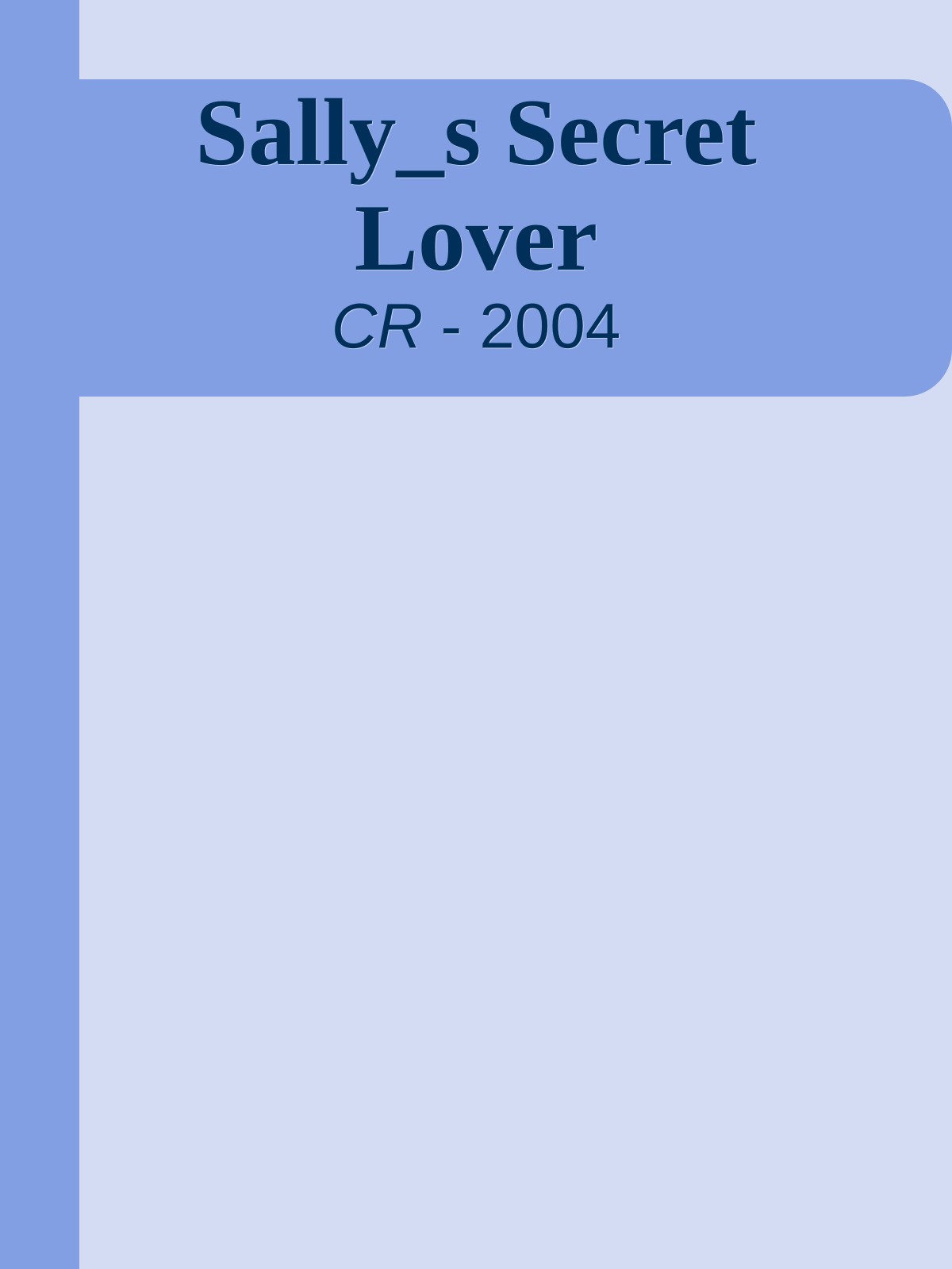 Sally_s Secret Lover