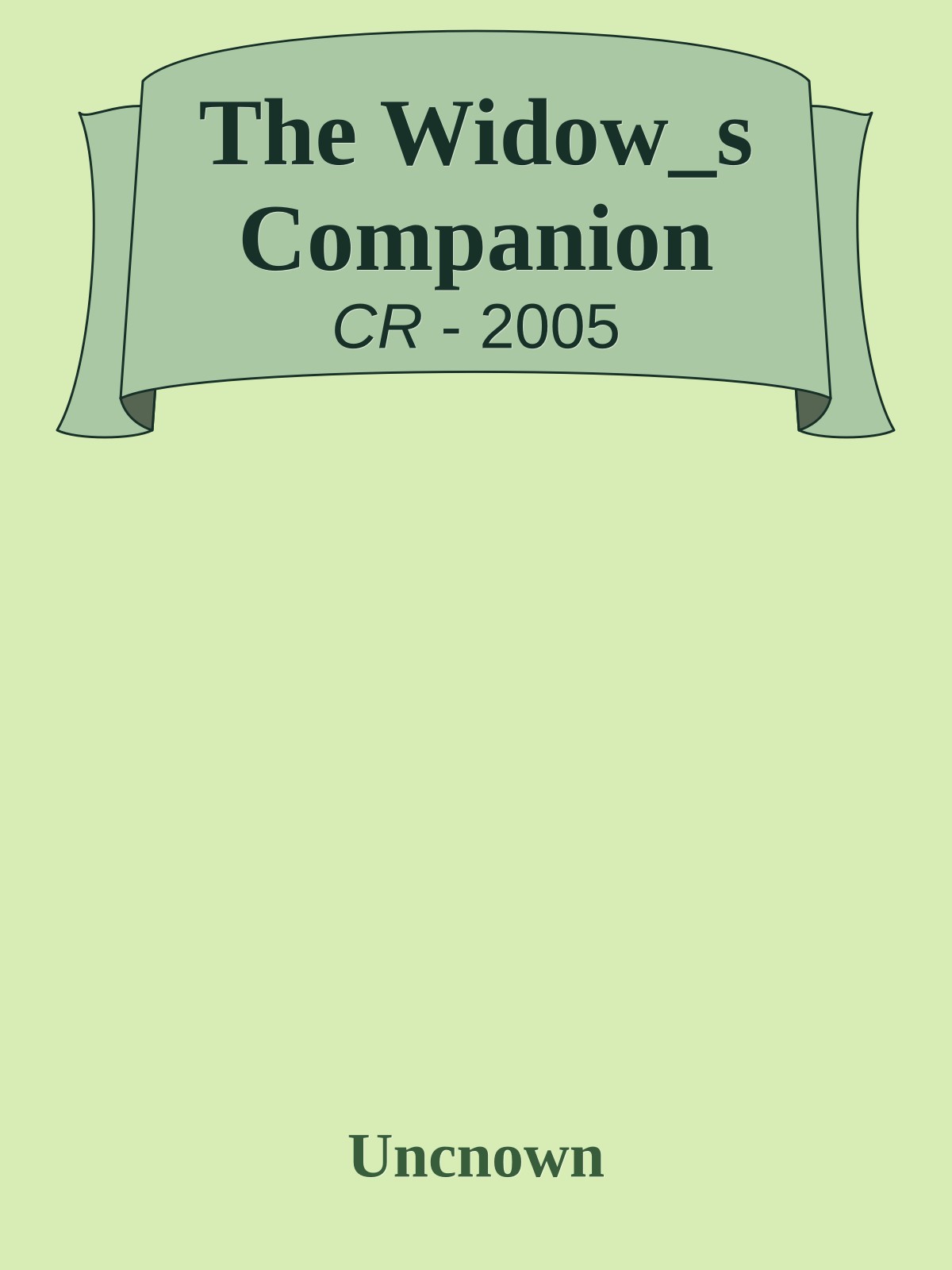The Widow_s Companion