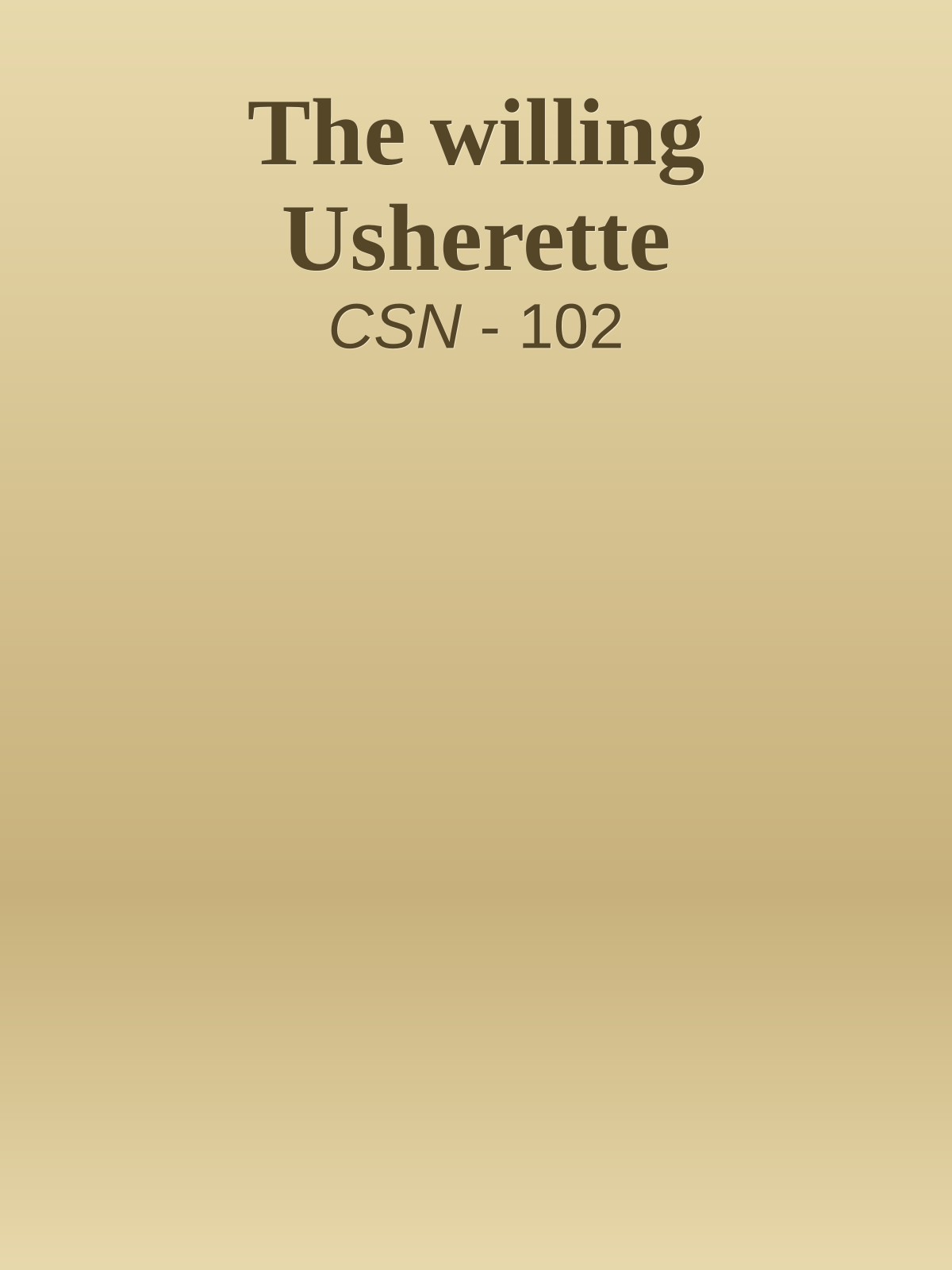 The willing Usherette