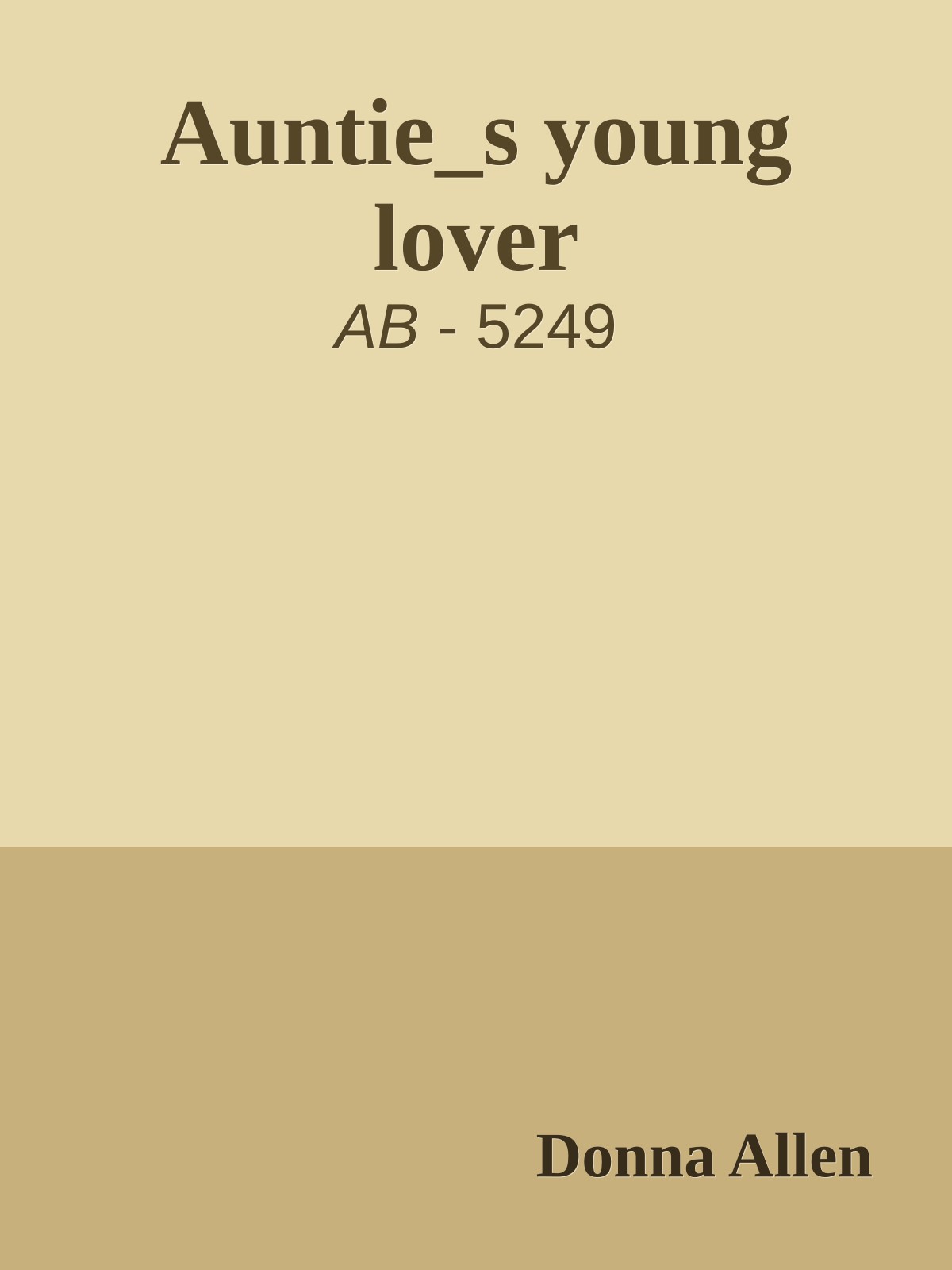 Auntie_s young lover