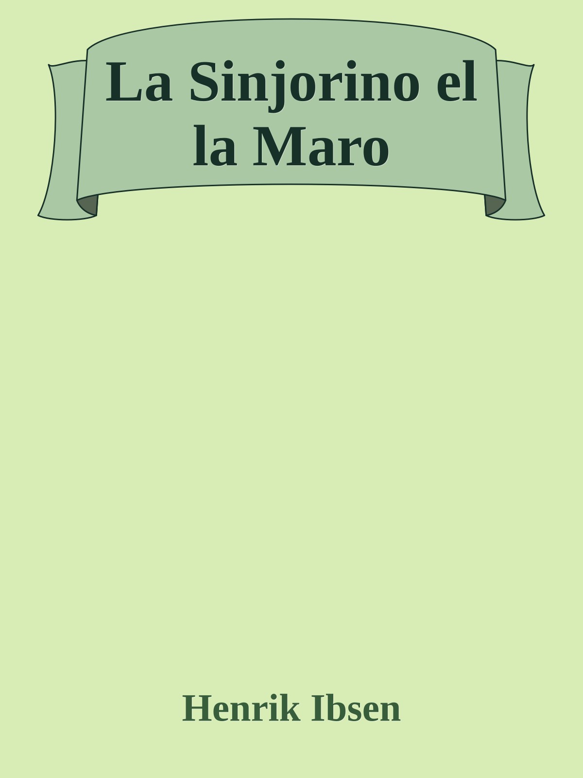 La Sinjorino el la Maro