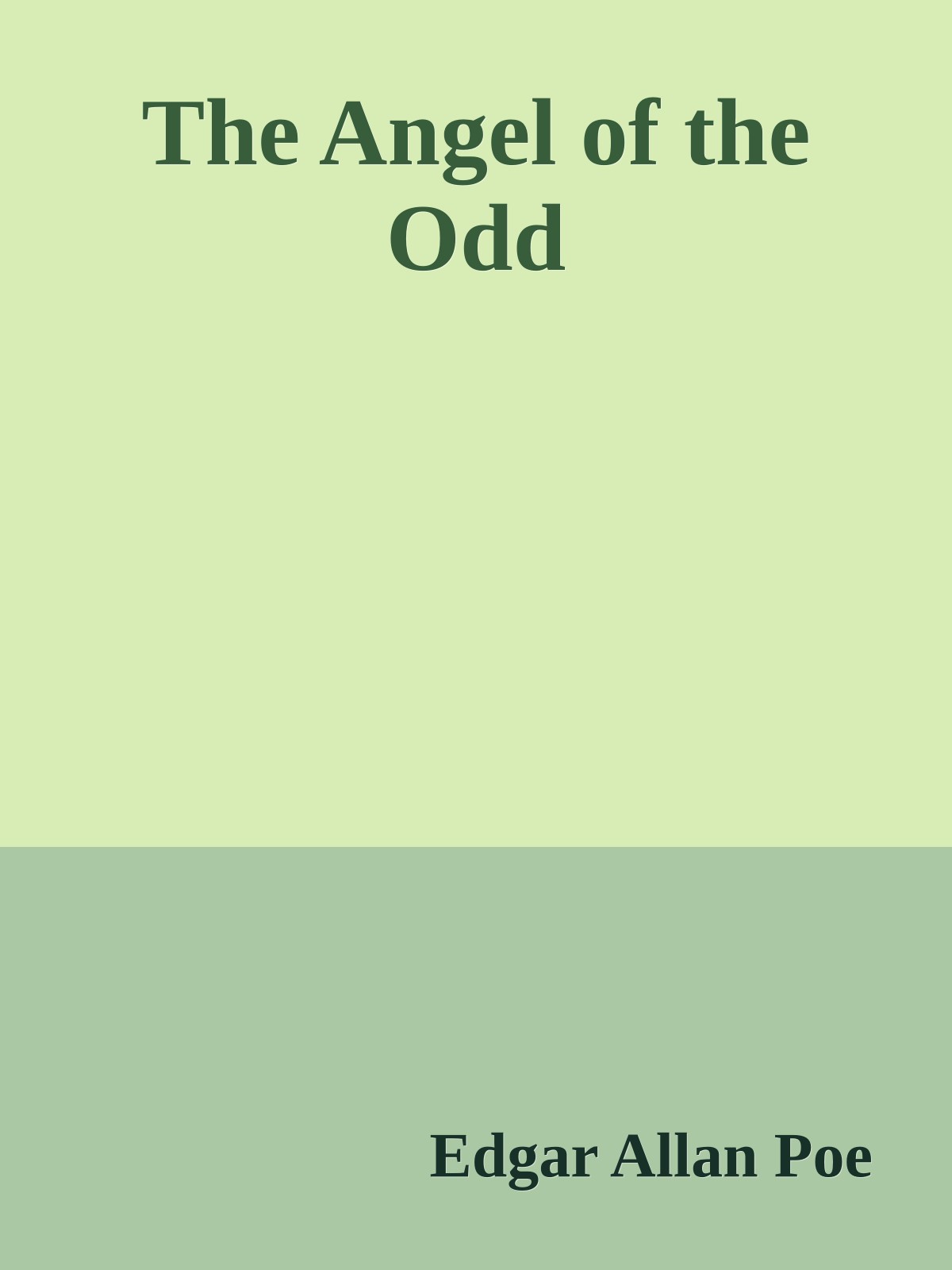 The Angel of the Odd