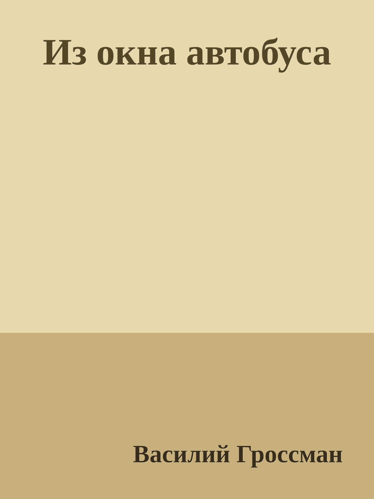 Из окна автобуса