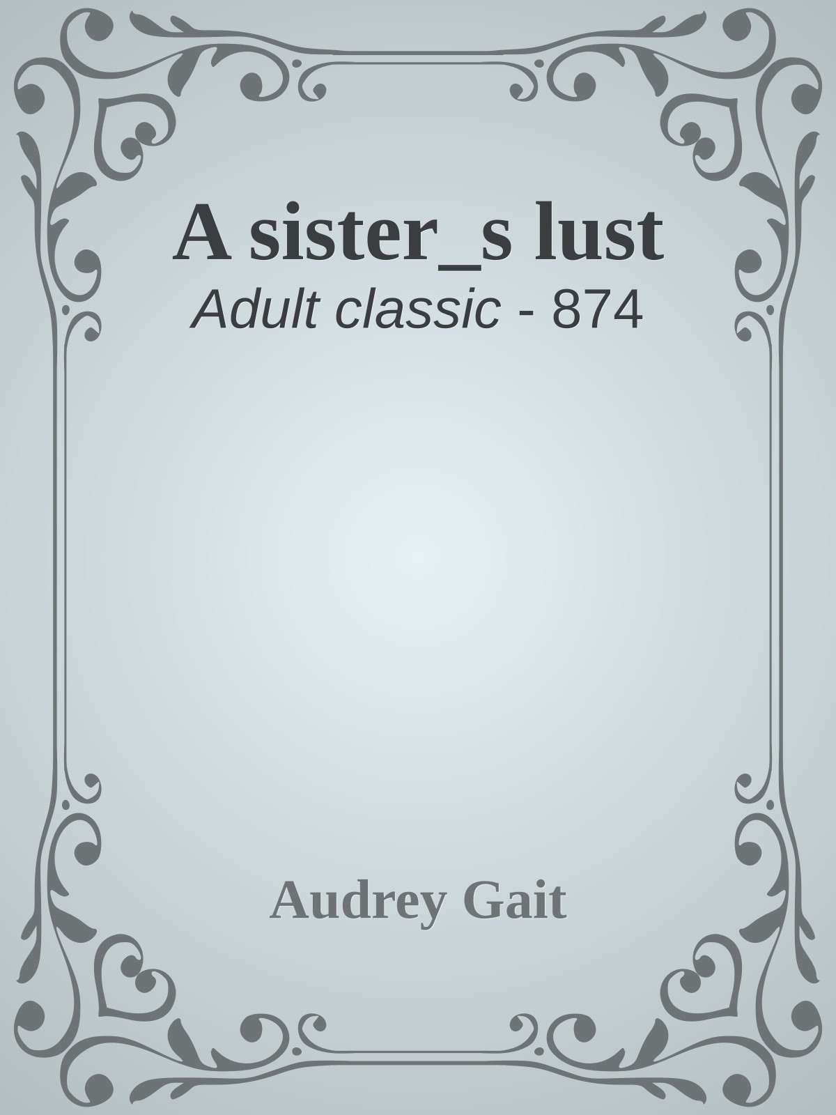A sister_s lust