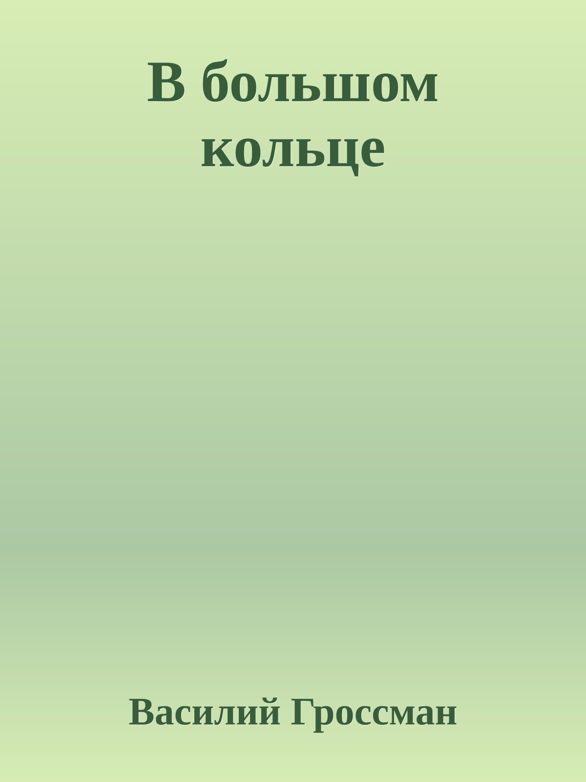 В большом кольце