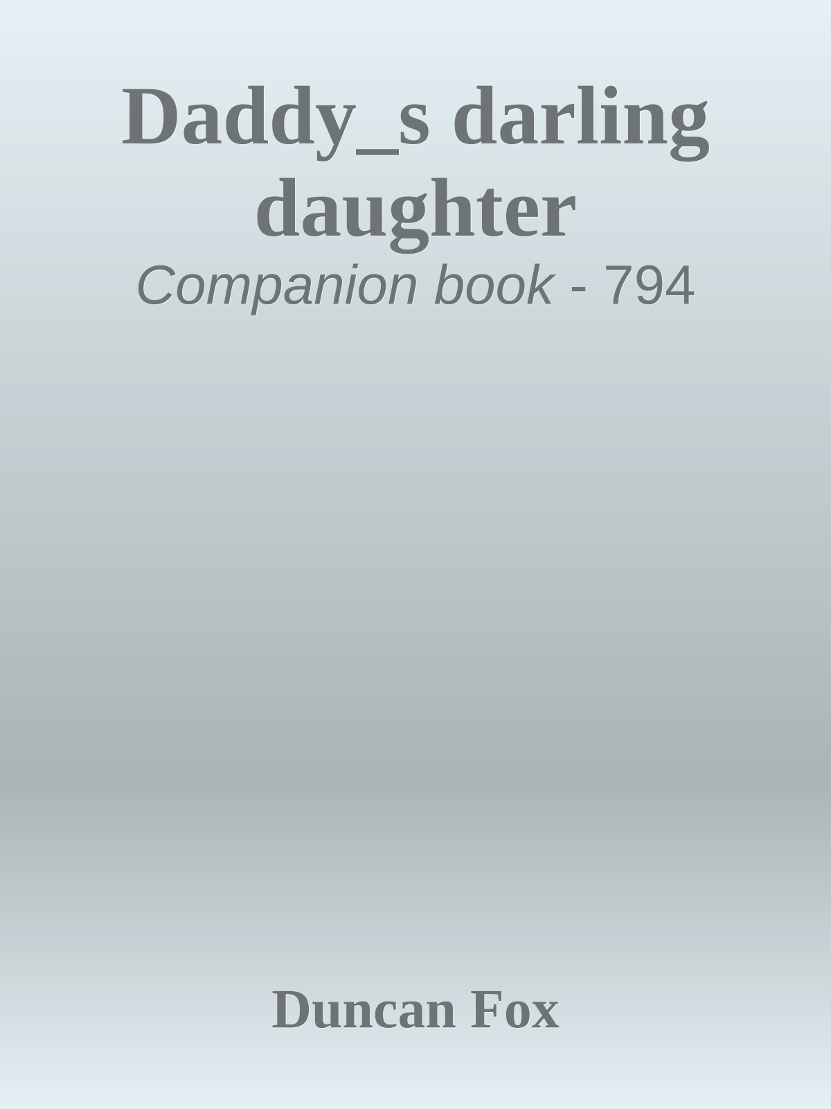 Daddy_s darling daughter